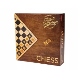 SZACHY DREWNIANE GRA LOGICZNA 7+