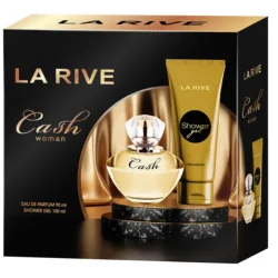 CASH ZESTAW PREZENTOWY WODA PERFUMOWANA DLA KOBIET 90ML + ŻEL POD PRYSZNIC 100ML LA RIVE