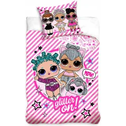KOMPLET POŚCIELI L.O.L. SURPRISE! 140 X 200 CM BAWEŁNA