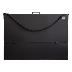 TECZKA NA RYSUNKI B2 50X70 CM CZARNA POLIPROPYLENOWA Z PASKIEM I RĄCZKĄ LENIAR II GATUNEK