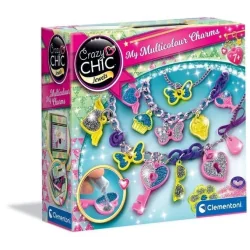 CRAZY CHIC KOLOROWE ZAWIESZKI ZESTAW KREATYWNY CLEMENTONI 7+