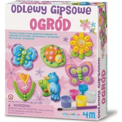 ODLEWY GIPSOWE OGRÓD ZESTAW KREATYWNY 5+