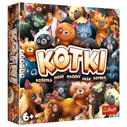 KOTKI GRA PLANSZOWA DLA DZIECI TREFL 6+
