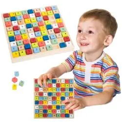 DREWNIANE SUDOKU GRA LOGICZNA 6+