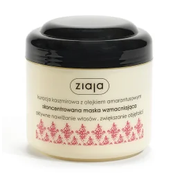 SKONCENTROWANA MASKA WZMACNIAJĄCA DO WŁOSÓW KURACJA KASZMIROWA Z OLEJKIEM AMARANTUSOWYM 200ML ZIAJA