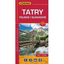 TATRY POLSKIE I SŁOWACKIE MAPA LAMINOWANA