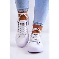 TRAMPKI DAMSKIE BIG STAR BIAŁE LIFESTYLE ROZMIAR 39 W274835