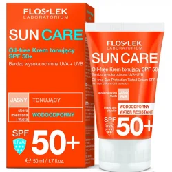 FLOSLEK KREM TONUJĄCY OIL-FREE SPF 50+ WODOODPORNY 50ML
