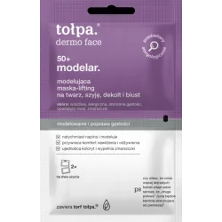 TOŁPA DERMO FACE MODELUJĄCA MASKA LIFTING NA TWARZ SZYJĘ DEKOLT I BIUST 2X 6ML 50+ MODELAR