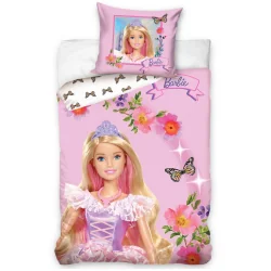 POŚCIEL BARBIE PRINCESS 160X200 BAWEŁNIANA DLA DZIEWCZYNKI