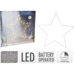 DEKORACYJNA GWIAZDA LED 45CM KOOPMAN