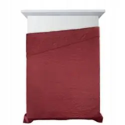 NARZUTA NA ŁÓŻKO 220 X 240 CM BORDOWA EUROFIRANY