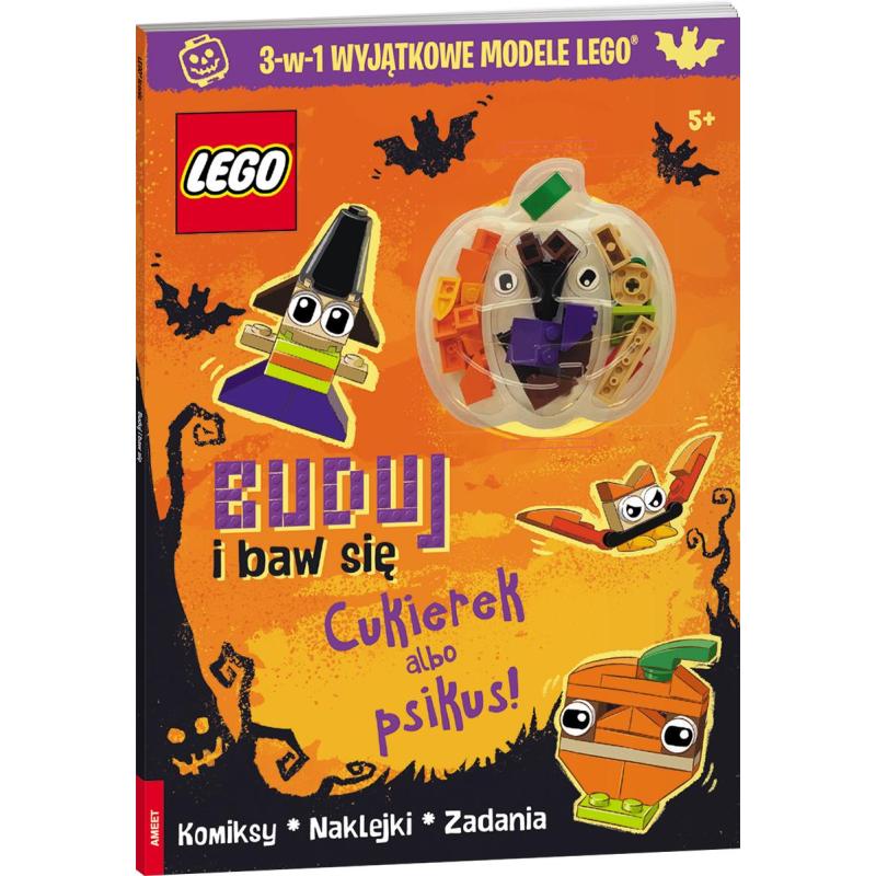 LEGO ICONIC BUDUJ I BAW SIĘ CUKIEREK ALBO PSIKUS + FIGURKA 5+ - Ameet