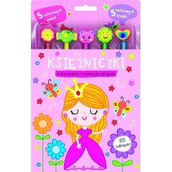 KSIĘŻNICZKI. KOLOROWANKA Z BARWNYM OBRYSEM II GATUNEK