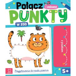 W ZOO. POŁĄCZ PUNKTY I ZOBACZ! PRZYGOTOWANIE DO NAUKI PISANIA. ŚCIERALNY PISAK II GATUNEK