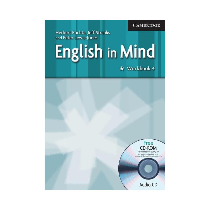 ENGLISH IN MIND 4 WORKBOOK WITH AUDIO CD/CD-ROM
