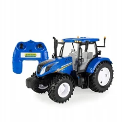 ZDALNIE STEROWANY TRAKTOR NEW HOLLAND T6.180 BRITAINS 3+