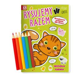 WSOŁA FARMA. RYSUJEMY RAZEM + KREDKI