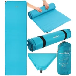 MATA SAMOPOMPUJĄCA TURYSTYCZNA Z POKROWCEM NIEBIESKA