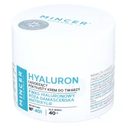 ŁAGODZĄCY PÓŁTŁUSTY KREM DO TWARZY 40+ MINCER PHARMA HYALURON 50ML