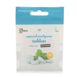 PASTA DO ZĘBÓW W TABLETKACH Z FLUOREM 60SZT. HUMBLE