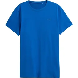 KOSZULKA MĘSKA 4F NIEBIESKA XL BAWEŁNIANA