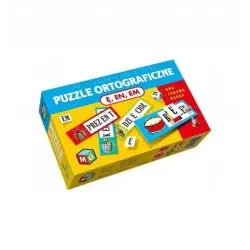 PUZZLE ORTOGRAFICZNE Ę EN EM 24 ELEMENTY GRA EDUKACYJNA MULTIGRA 7+