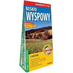 BESKID WYSPOWY LAMINOWANA MAPA TURYSTYCZNA 1:65 000