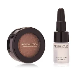 METALICZNY CIEŃ DO POWIEK + BAZA RIVAL MAKEUP REVOLUTION FLAWLESS FOILS