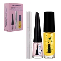 ODŻYWKA DO PAZNOKCI + UTWARDZACZ + KURACJA DLA SKÓREK ZESTAW DO REGENERACJI I ODBUDOWY PAZNKOKCI HEROME NAIL ESSENTIALS SET