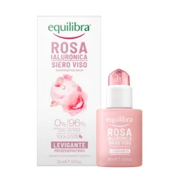 RÓŻANE WYGŁADZAJĄCE SERUM Z KWASEM HIALURONOWYM 30ML EQUILIBRA ROSA