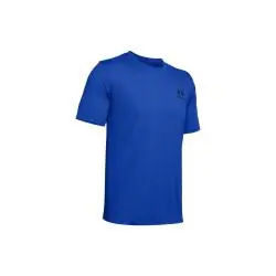 KOSZULKA MĘSKA UNDER ARMOUR SPORTSTYLE LEFT CHEST SS NIEBIESKA XL