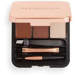 PALETA CIENI DO BRWI BROWN SCULPT KIT MAKEUP REVOLUTION