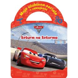 DISNEY PIXAR AUTA. SZTURM NA SZTORMA. MOJE ULUBIONE SERIALE Z NAKLEJKAMI