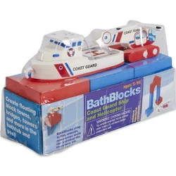 ZABAWKA DO KĄPIELI STRAŻ PRZYBRZEŻNA HELIKOPTER BATHBLOCKS 12M+