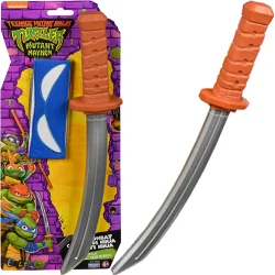 WOJOWNICZE ŻÓŁWIE NINJA MOVIE MUTANT MAYHEM LEONARDO ZESTAW DO ODGRYWANIA RÓL 4+