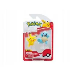 POKEMON PIKACHU I SQUIRTLE – ZESTAW FIGUREK KOLEKCJONERSKICH 4+
