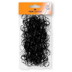 GUMKI DO UPINANIA WŁOSÓW CZARNE 500 SZT. TOP CHOICE