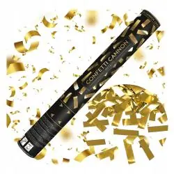 TUBA Z KONFETTI ZŁOTY 60CM