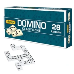 DOMINO KLASYCZNE GRA LOGICZNA 28 KOSTEK ADAMIGO 5+