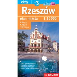 RZESZÓW 1:15 000 PLAN MIASTA