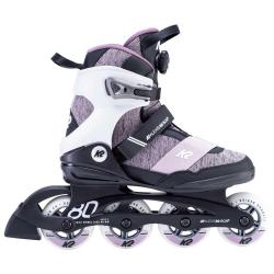 ROLKI DAMSKIE FITNESS ROZMIAR 39.5 K2 ALEXIS 80 BOA - K2