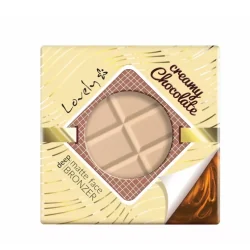 BRONZER CZEKOLADOWY MATOWY PUDER DO TWARZY I CIAŁA LOVELY CREAMY CHOCOLATE WIBO