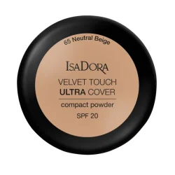 PUDER PRASOWANY MATUJĄCY VELVET TOUCH ULTRA COVER 65 NEUTRAL BEIGE ISADORA