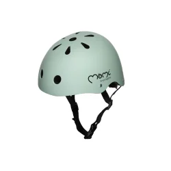 KASK DZIECIĘCY MOMI MIMI 47–58 CM ZIELONY MATOWY OCHRONNY