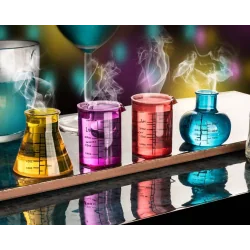 KOLOROWE MENZURKI DO SHOTÓW ZESTAW 4 SZTUK