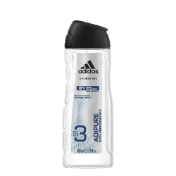 ADIDAS 3W1 ŻEL POD PRYSZNIC DO CIAŁA TWARZY I WŁOSÓW DLA MĘŻCZYZN ADIPURE PURE PERFORMANCE 400ML