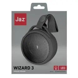 JAZ WIZARD 3 GŁOŚNIK BLUETOOTH Z PODŚWIETLENIEM LED I PASKIEM