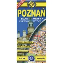 POZNAŃ. PLAN MIASTA SKALA 1:22 000