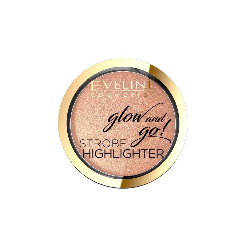 ROZŚWIETLACZ DO TWARZY GLOW AND GO! HIGHLIGHTER EVELINE - Eveline Cosmetics